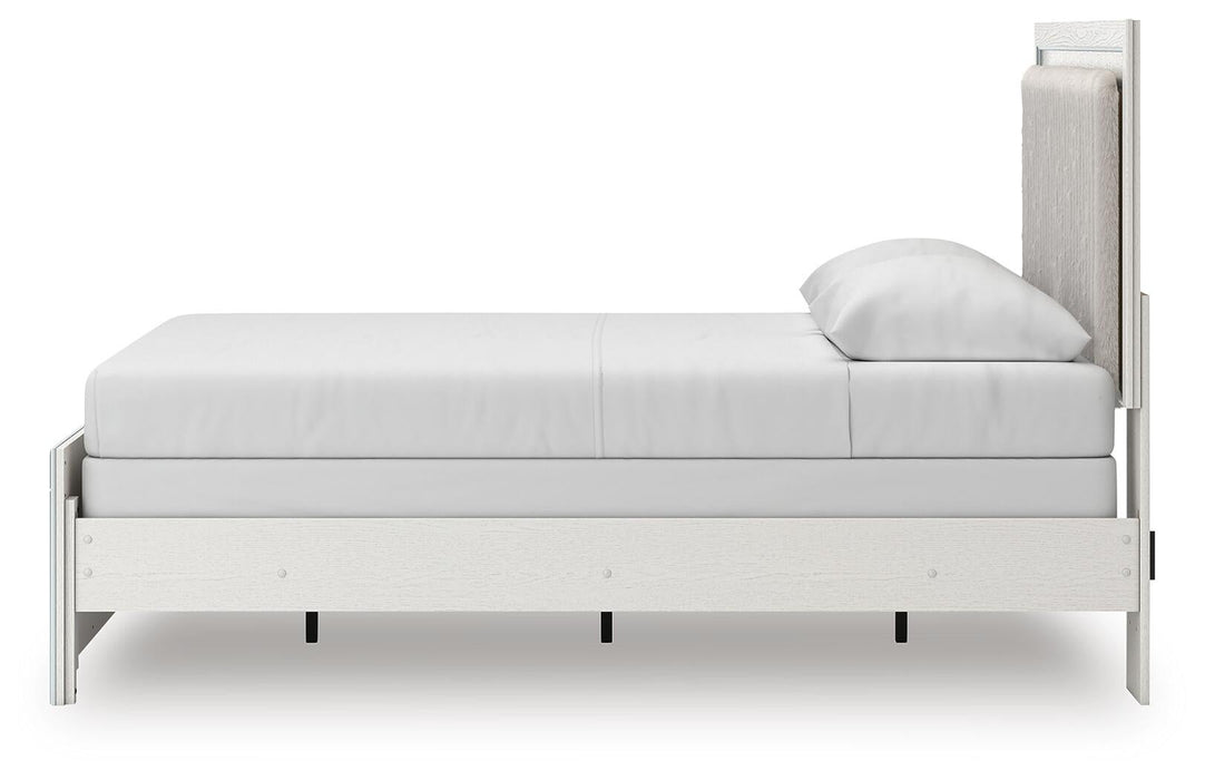 Birmonton Queen Upholstered Panel Bed, Dresser and Mirror - alternate view 15