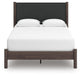 Cadmori Queen Upholstered Panel Platform Bed, Dresser and Mirror - alternate view 7