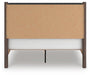 Cadmori Queen Upholstered Panel Platform Bed, Dresser and Mirror - alternate view 10