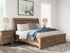 Vandenmore King Storage Sleigh Bed with Mirrored Dresser - alternate view 16