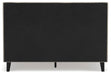 Cielden Queen Upholstered Bed with Roll Slats, Dresser and Mirror - alternate view 10