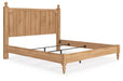 Galletyn King Panel Bed with Mirrored Dresser and Nightstand - alternate view 9