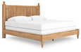 Galletyn King Panel Bed with Mirrored Dresser and Nightstand - alternate view 8