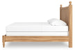 Galletyn King Panel Bed with Mirrored Dresser and Nightstand - alternate view 22