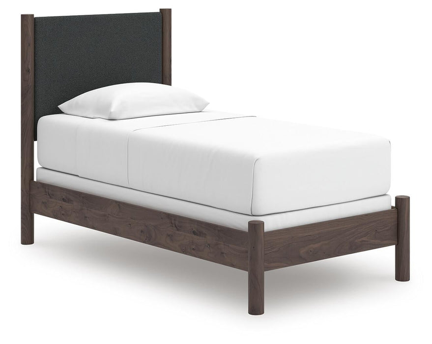 Cadmori Twin Upholstered Panel Bed, Dresser, Mirror and Nightstand - alternate view 8