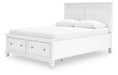 Fortman Queen Panel Storage Bed with Mirrored Dresser and Nightstand - alternate view 11