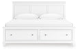Fortman King Panel Storage Bed with Mirrored Dresser and Nightstand - alternate view 7