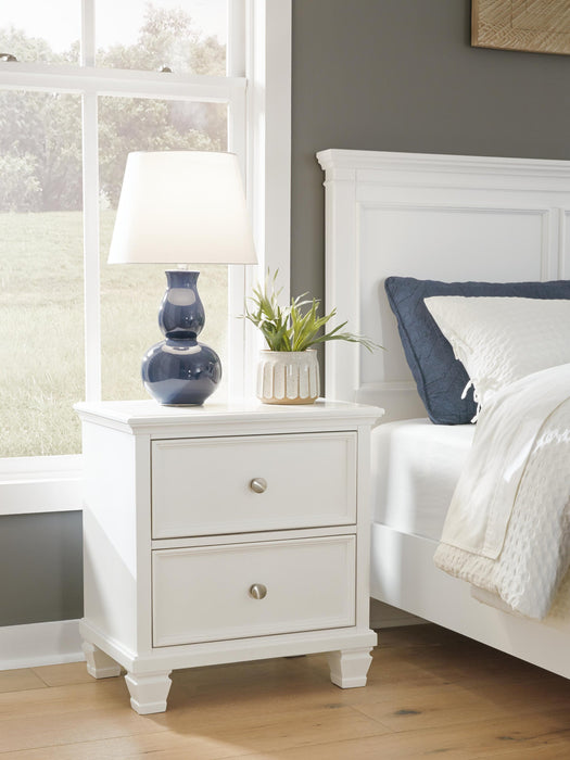 Fortman King Panel Storage Bed with Mirrored Dresser and Nightstand - alternate view 19