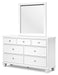 Fortman Twin Panel Storage Bed, Dresser and Mirror - alternate view 6