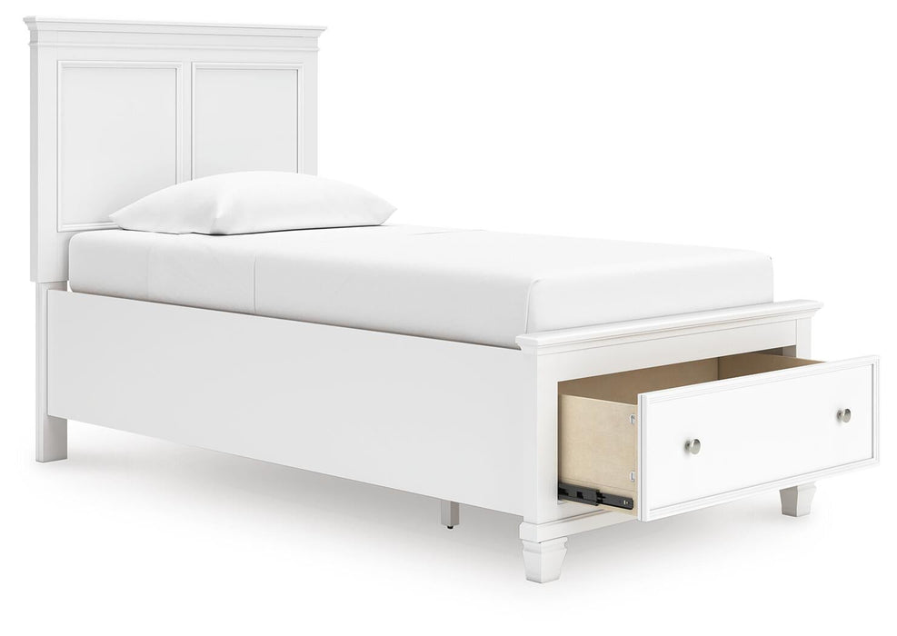 Fortman Twin Panel Storage Bed, Dresser and Mirror - alternate view 9