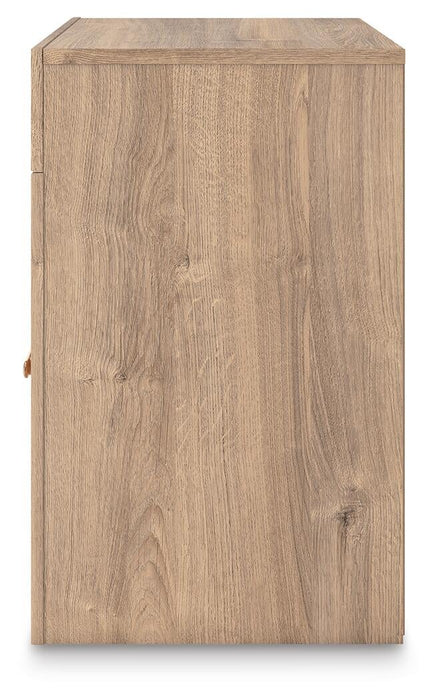 Hollymount King Upholstered Panel Bed, Dresser, Mirror and Nightstand - alternate view 20