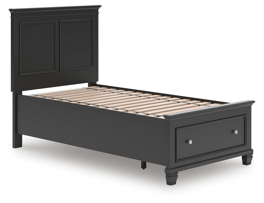 Lanolee Twin Panel Storage Bed, Dresser, Mirror and Nightstand - alternate view 10