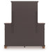 Chadworth King Poster Bed with Mirrored Dresser - alternate view 4