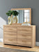 Hollymount Queen Upholstered Panel Bed, Dresser, Mirror and Nightstand - alternate view 17