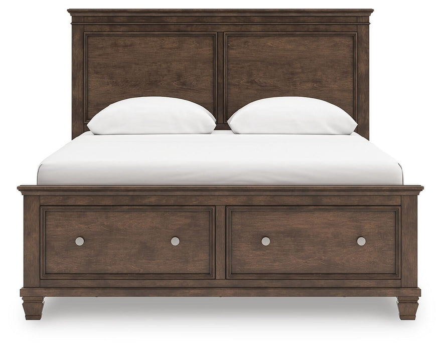 Danabrin Queen Panel Storage Bed, Dresser, Mirror and Nightstand - alternate view 7