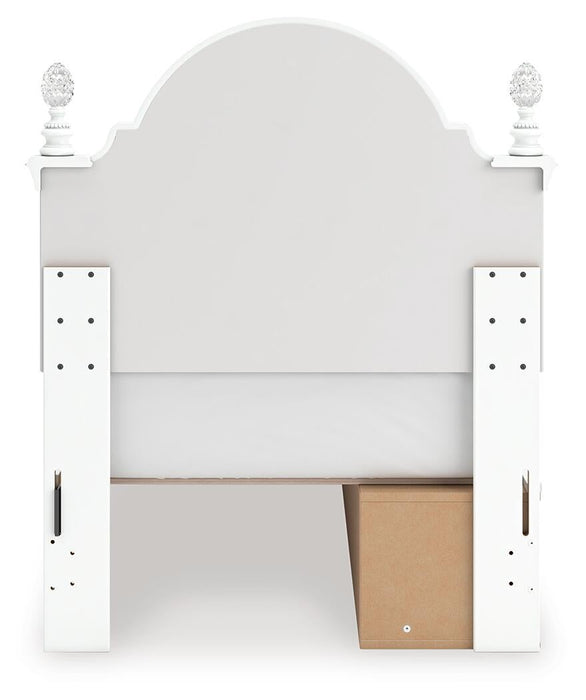Maylilly Twin Upholstered Panel Storage Bed, Dresser, Mirror and Nightstand - alternate view 8