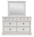 Chadworth King Poster Bed, Dresser, Mirror and Nightstand - alternate view 2
