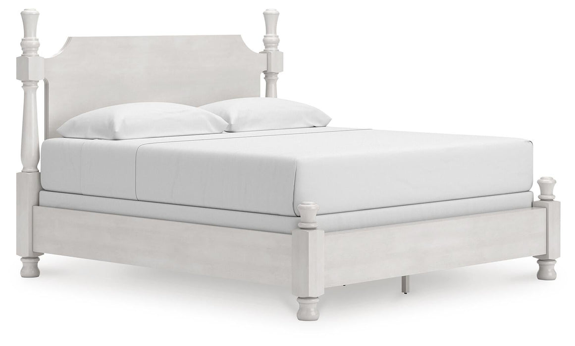 Chadworth King Poster Bed, Dresser, Mirror and Nightstand - alternate view 8