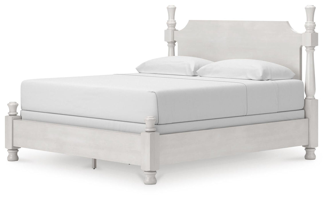 Chadworth King Poster Bed, Dresser, Mirror and Nightstand - alternate view 10