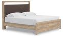 Hollymount King Upholstered Platform Bed, Dresser and Mirror - alternate view 8