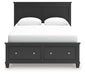 Lanolee Queen Panel Storage Bed, Dresser and Mirror - alternate view 7
