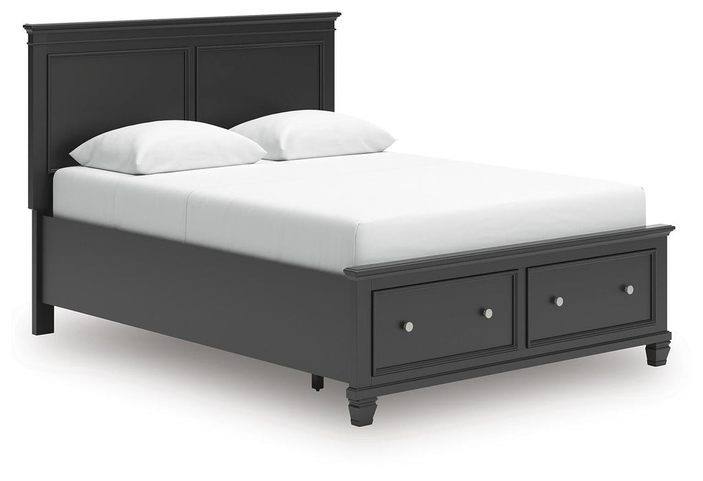 Lanolee Queen Panel Storage Bed, Dresser and Mirror - alternate view 8