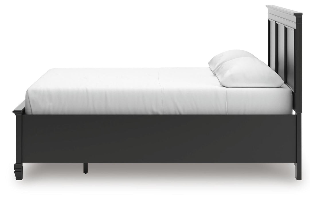 Lanolee California King Panel Storage Bed, Dresser and Mirror - alternate view 17