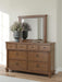Chadworth California King Poster Bed with Mirrored Dresser - alternate view 10
