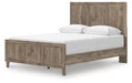 Keithland Queen Panel Bed with Mirrored Dresser and Nightstand - alternate view 10