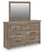 Keithland King Poster Bed, Dresser, Mirror and Nightstand - alternate view 3