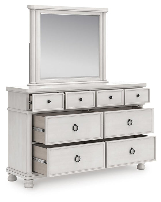 Chadworth California King Poster Bed, Dresser, Mirror and Nightstand - alternate view 4