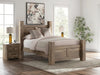 Keithland Queen Poster Bed with Mirrored Dresser - alternate view 12