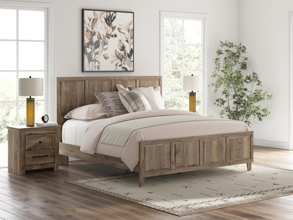 Keithland King Panel Bed with Mirrored Dresser and Nightstand - alternate view 18