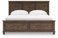 Danabrin California King Panel Storage Bed, Dresser, Mirror and Nightstand - alternate view 7