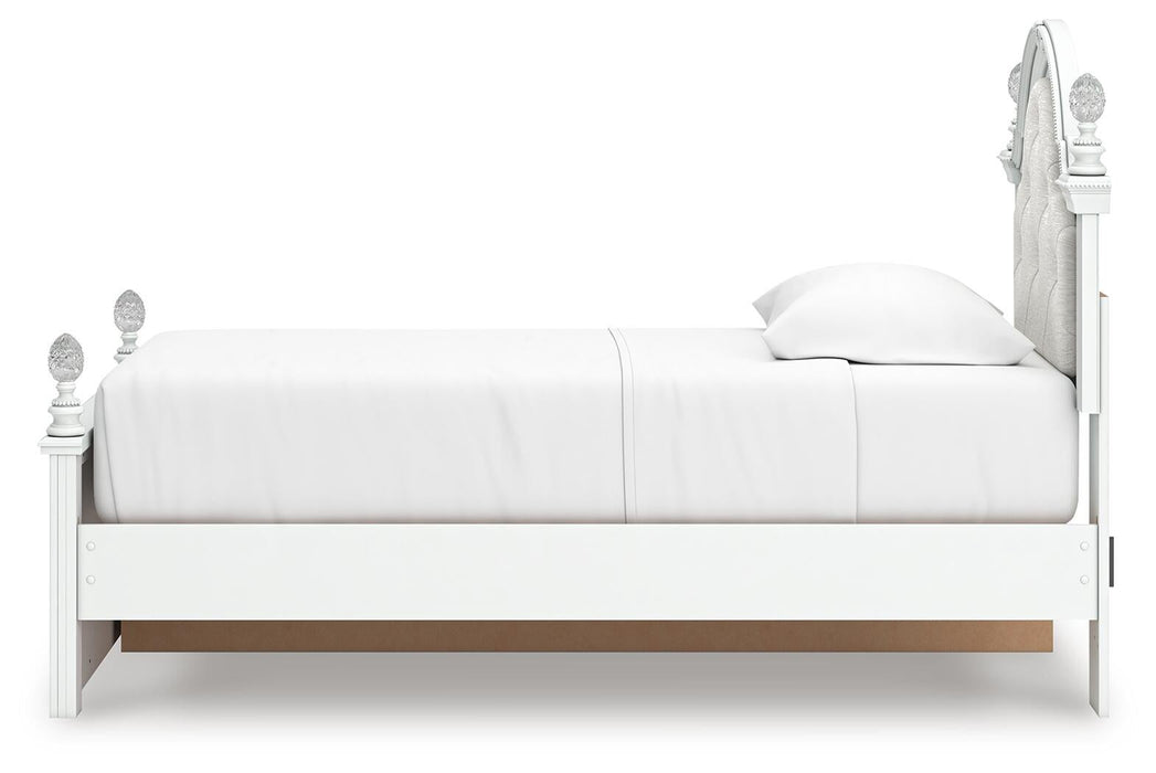 Maylilly Twin Upholstered Panel Storage Bed, Dresser and Mirror - alternate view 14
