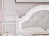 Maylilly Full Upholstered Panel Bed, Dresser and Mirror - alternate view 12