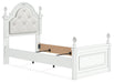 Maylilly Twin Upholstered Panel Bed, Dresser, Mirror and Nightstand - alternate view 6