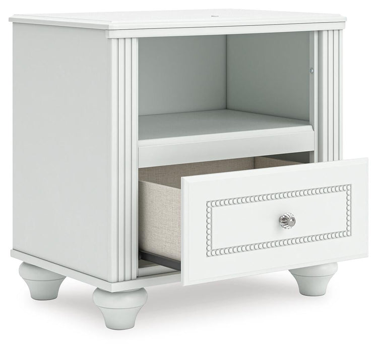 Maylilly Twin Upholstered Panel Bed, Dresser, Mirror and Nightstand - alternate view 11