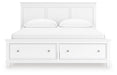 Fortman California King Panel Storage Bed, Dresser, Mirror and Nightstand - alternate view 7