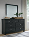 Lanolee King Panel Storage Bed, Dresser, Mirror and Nightstand - alternate view 19