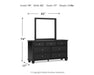 Lanolee King Panel Storage Bed, Dresser and Mirror - alternate view 16