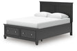 Lanolee Queen Panel Storage Bed, Dresser, Mirror and Nightstand - alternate view 12