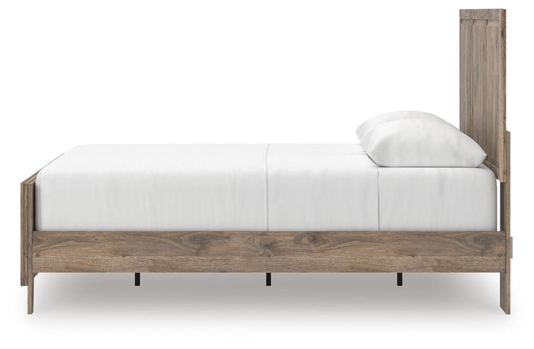 Keithland Queen Panel Bed with Mirrored Dresser - alternate view 13