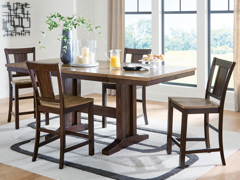 Anixburg Counter Height Dining Table and 4 Barstools - alternate view 2