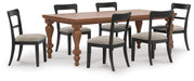 Chadworth Dining Table and 6 Chairs