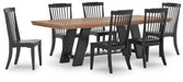Chadworth Dining Table and 6 Chairs