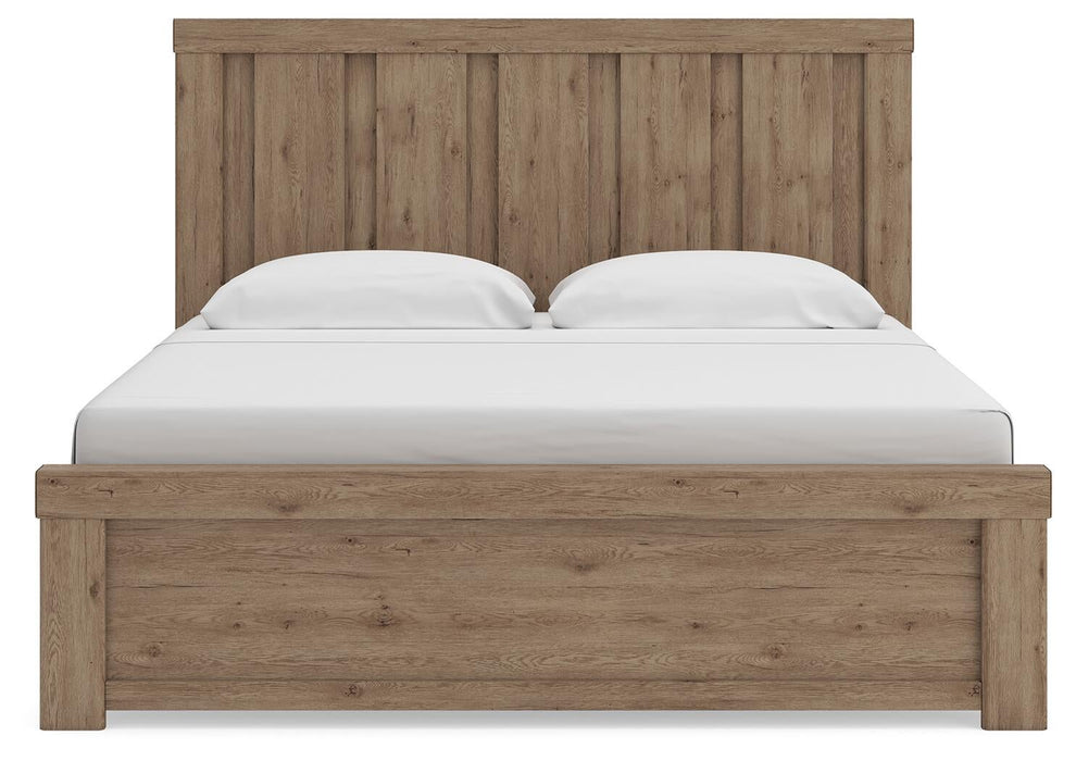 Garistyn King Panel Bed. Dresser, Mirror and Nightstand - alternate view 3