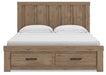 Garistyn King Panel Storage Bed, Dresser, Mirror, Chest and Nightstand - alternate view 4
