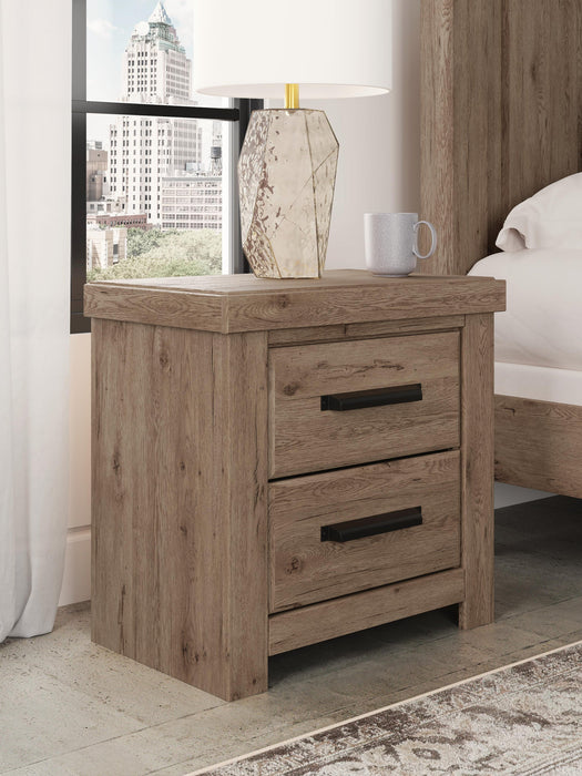 Garistyn King Panel Storage Bed, Dresser, Mirror, Chest and Nightstand - alternate view 22