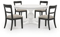 Chadworth Dining Table and 4 Chairs
